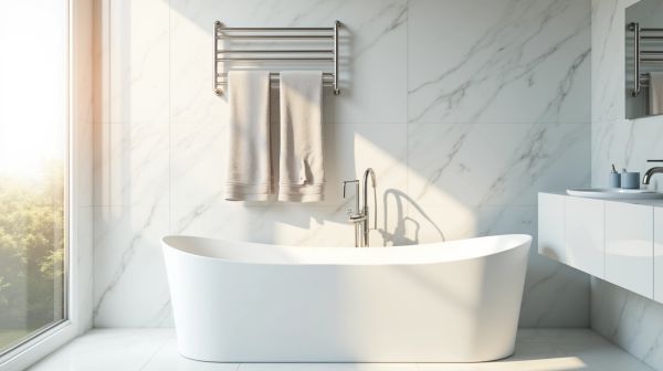 Optimisez votre salle de bain avec un porte serviette pour porte
